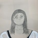 Megan Haskell, Sophmore, Self Portrait