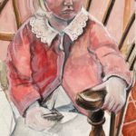 Penny Ricker, "Maggie Pearl at Nana’s," egg tempera,NFS
