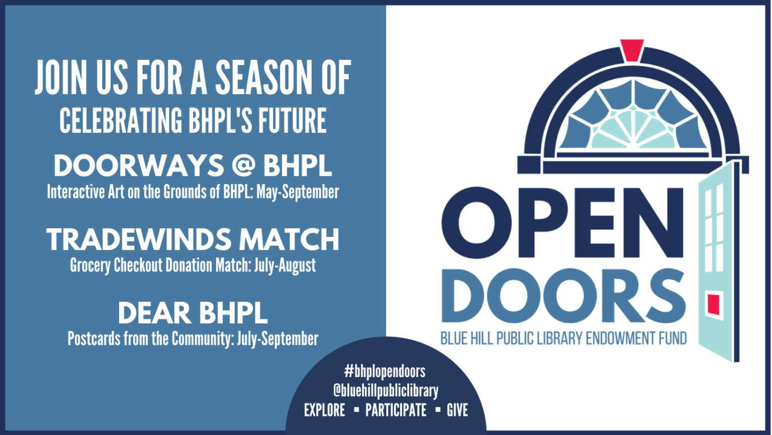 Home Blue Hill Public Library