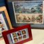 Stamp Collection Display in Larchwood Cases