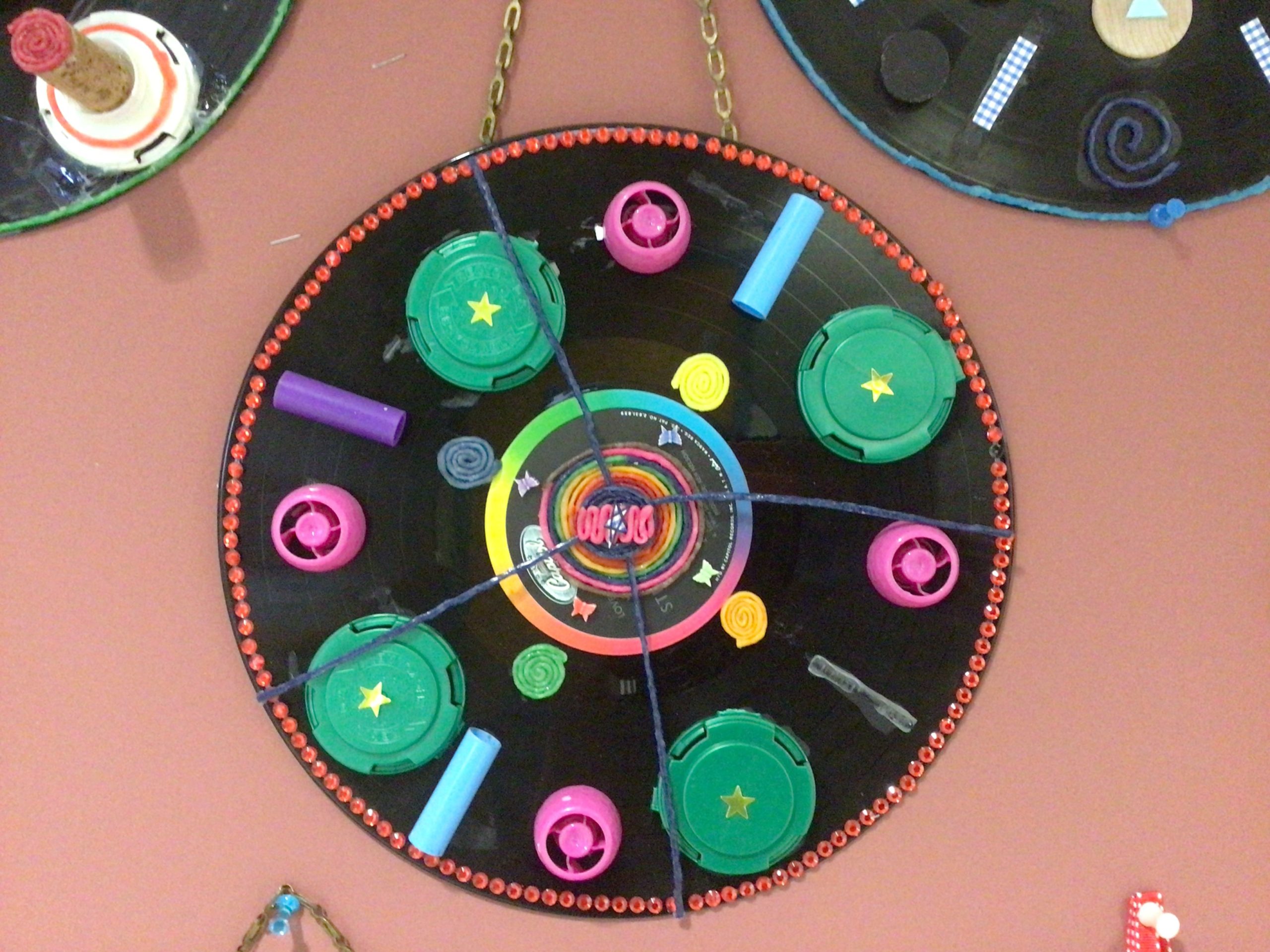 Brooklin Record mandala by Sienna Russell, 6th grade Blue Hill Public