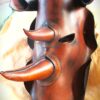 “mal-le-a-ble:” Leather Masks by Tammy Bernard and Metal Art by Tanya Washburn